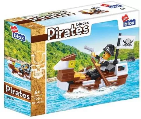 Klocki konstrukcyjne 103 elementy Pirat - tantis.pl