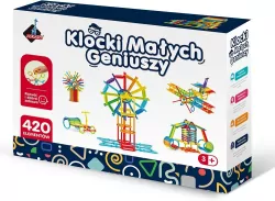 Klocki małych geniuszy - patyki 420 elementów