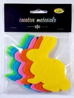 Zajączki z filcu 10cm mix - tantis.pl