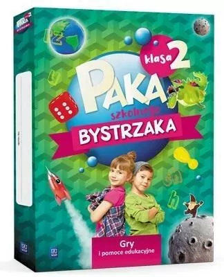 Paka szkolnego bystrzaka. Klasa 2. Gry i pomoce edukacyjne - tantis.pl