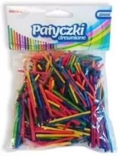 Patyczki kreatywne zapałki kolorowe 4,2cm - tantis.pl