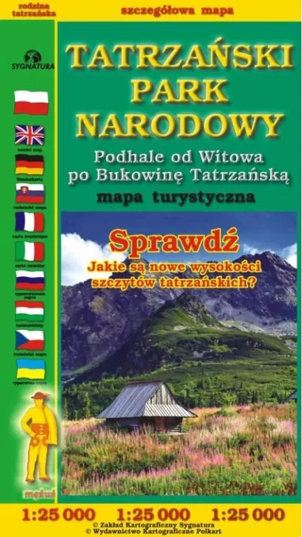 Mapa turystyczna. Tatrzański Park Narodowy 1:25 000 - tantis.pl