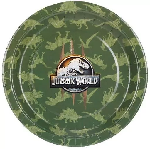 Talerzyki Jurassic World 23cm - tantis.pl
