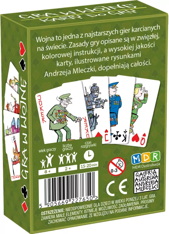 Gra w wojnę: Karty do gry - tantis.pl