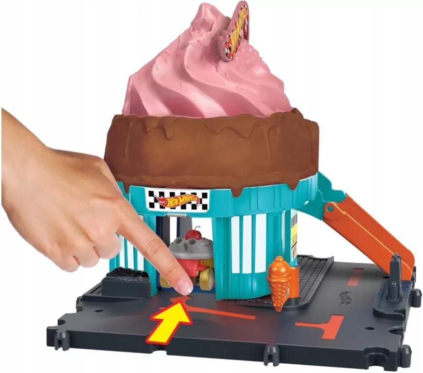 Hot Wheels City Rajdowa lodziarnia - tantis.pl