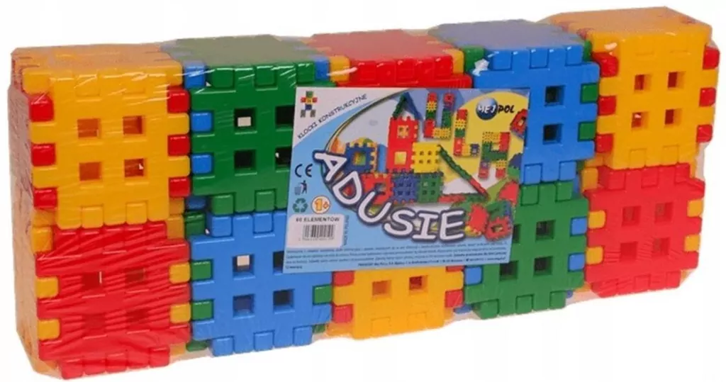Klocki konstrukcyjne ADUSIE 60el. - tantis.pl