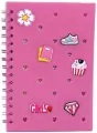 Notes A5/80K z wpinkami różowy STnux - tantis.pl