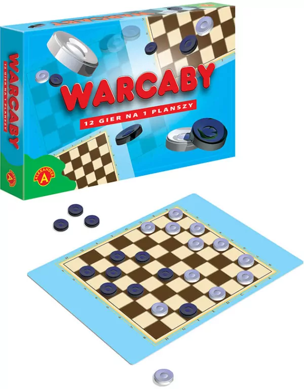 Warcaby. 12 gier na planszy - tantis.pl