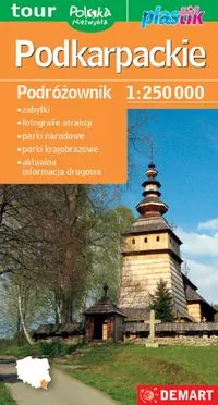 Podkarpackie. Podróżownik. Mapa tur. 1:250 000 - tantis.pl