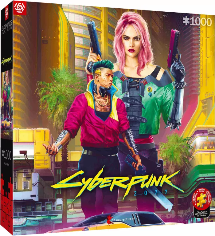 Puzzle 1000 Cyberpunk 2077 Kitsch Style - tantis.pl