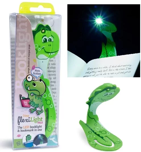 Lampka do książki. Dinozaur zielony - tantis.pl