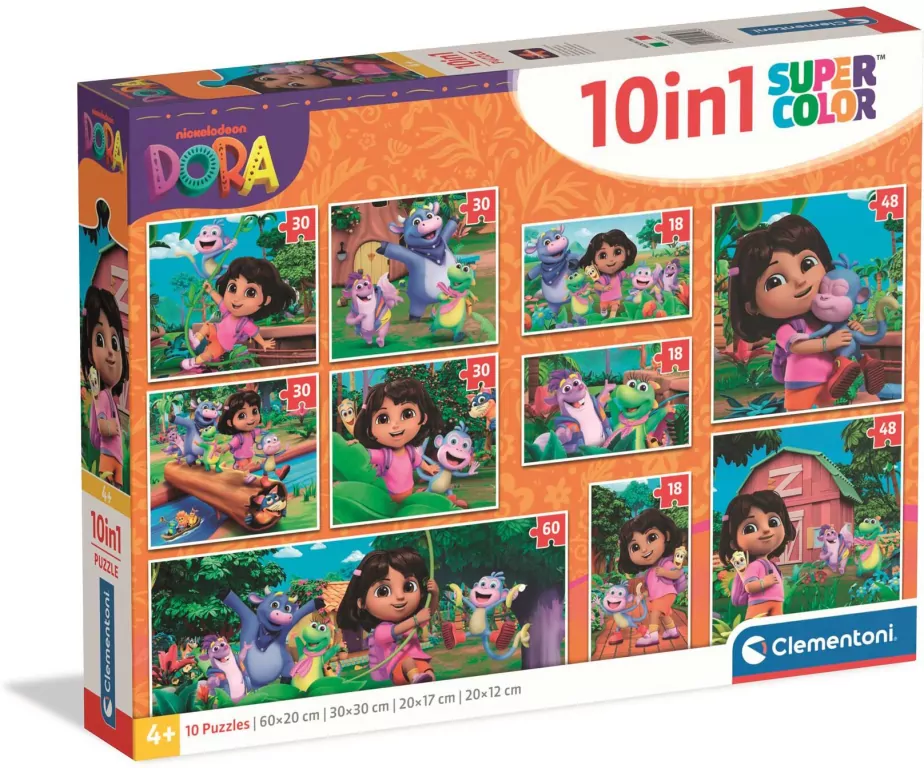 Puzzle 10w1 Dora The Explorer - tantis.pl