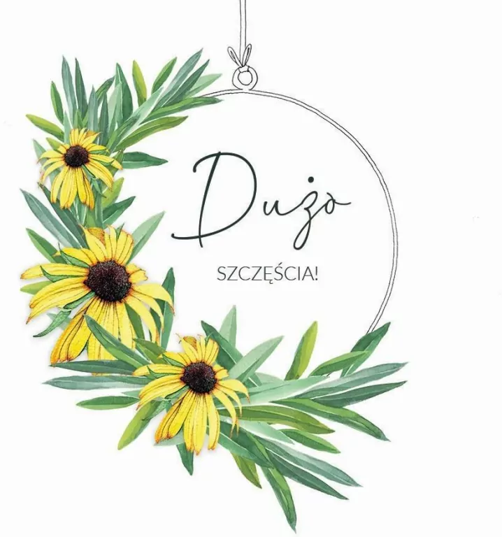 Karnet Swarovski kwadrat: Dużo Szczęścia! - tantis.pl