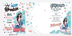 Karnet Bueno B6 + koperta wzór nr 16 Urodziny