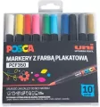 Markery plakatowe PCF-350 10 kolorów POSCA UNI - tantis.pl