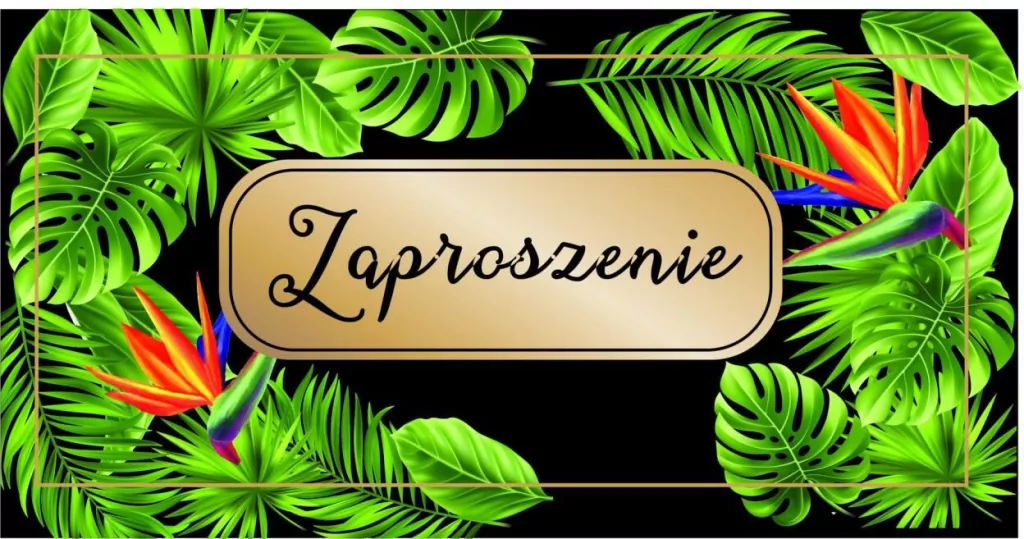 Zaproszenie Uniwersalne Z122 - tantis.pl