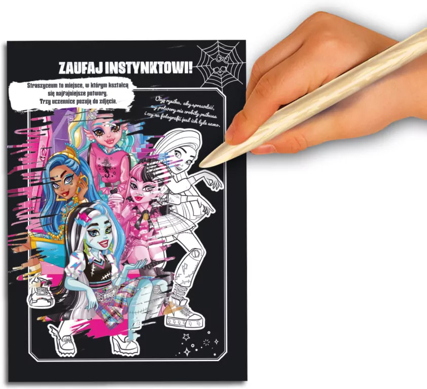 Witamy w straszyceum! Monster High. Ekstrazdrapka - tantis.pl
