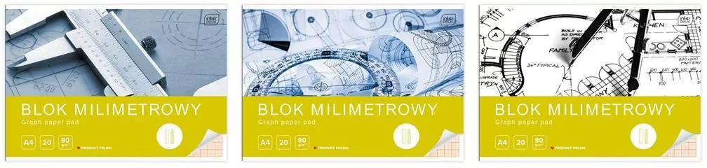 Blok milimetrowy A3/20K - tantis.pl
