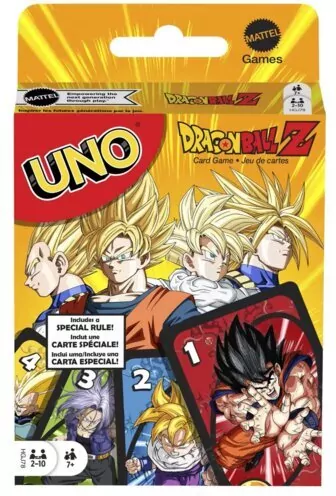 Uno Dragon Ball Z Gra karciana dla dzieci - tantis.pl