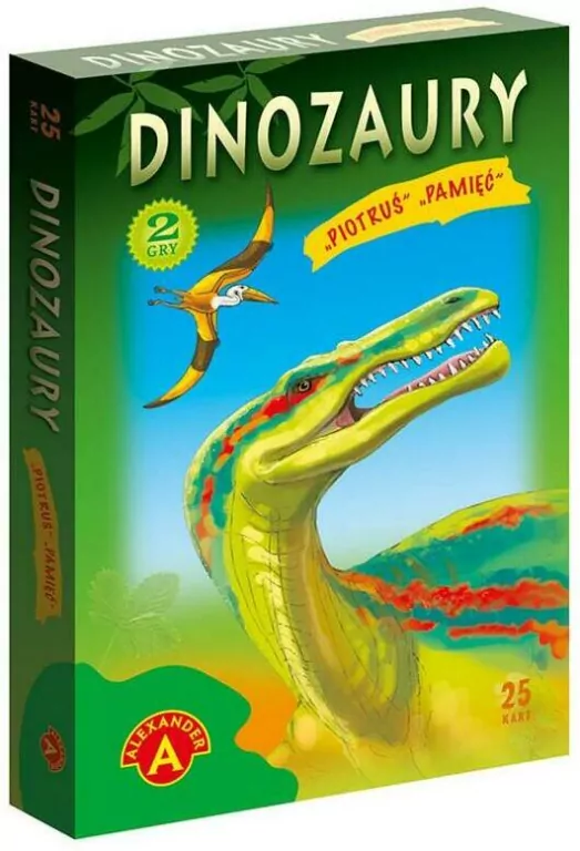 Dinozaury. Karty Piotruś - tantis.pl