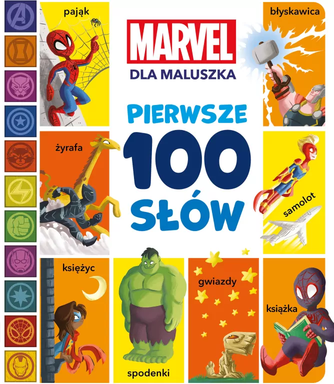 Pierwsze 100 słów. Marvel dla maluszka - tantis.pl