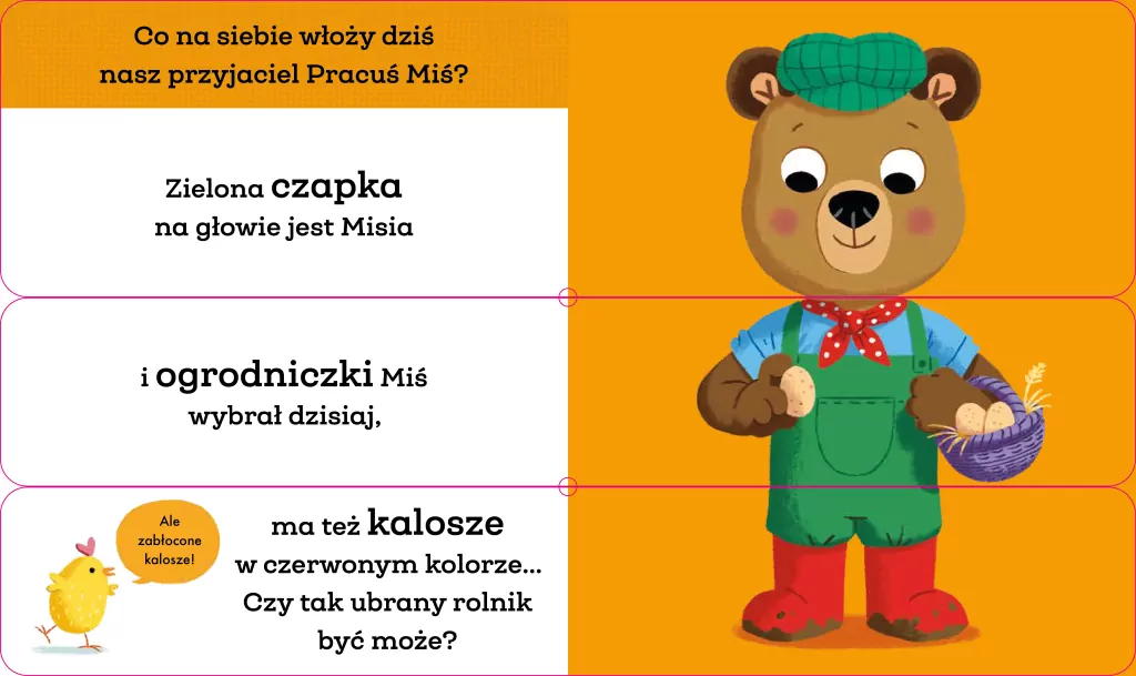 Miś Pracuś. Zabawa w przebieranie - tantis.pl