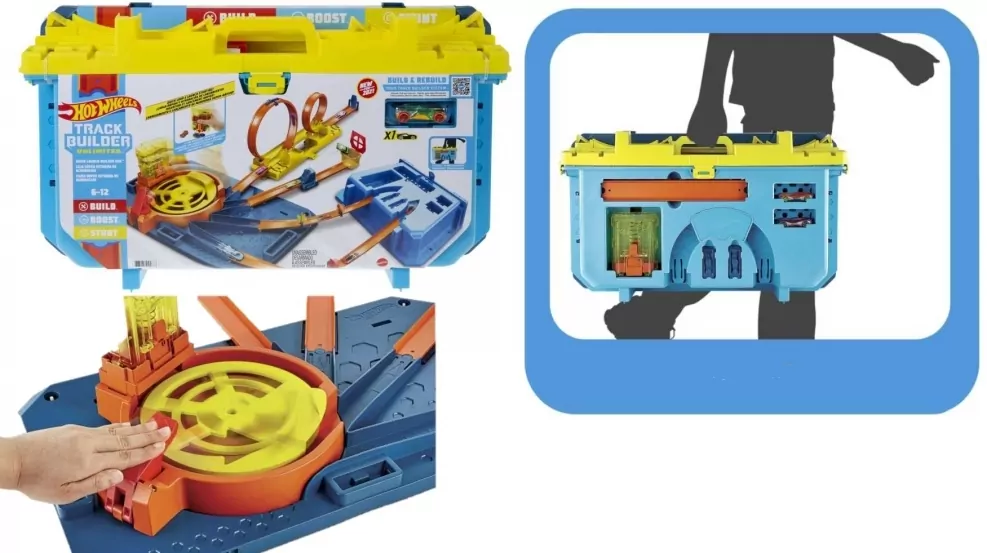 Hot Wheels. Track Builder Turbowyrzutnia GVG11 - tantis.pl
