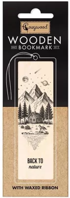 Zakładka drewniana Back to nature