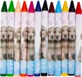 Kredki woskowe 12 kolorów Doggy - tantis.pl