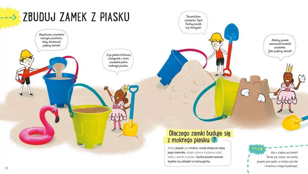 Piasek. Akademia mądrego dziecka. Przygody z nauką - tantis.pl