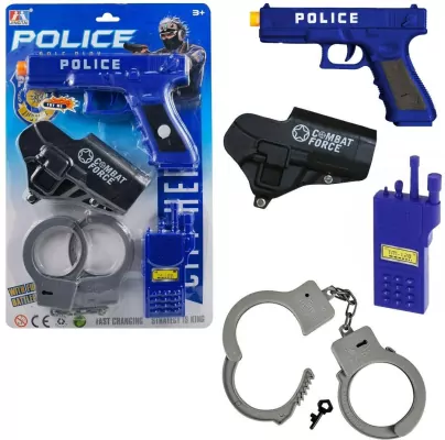Zestaw policyjny pistolet na baterie
