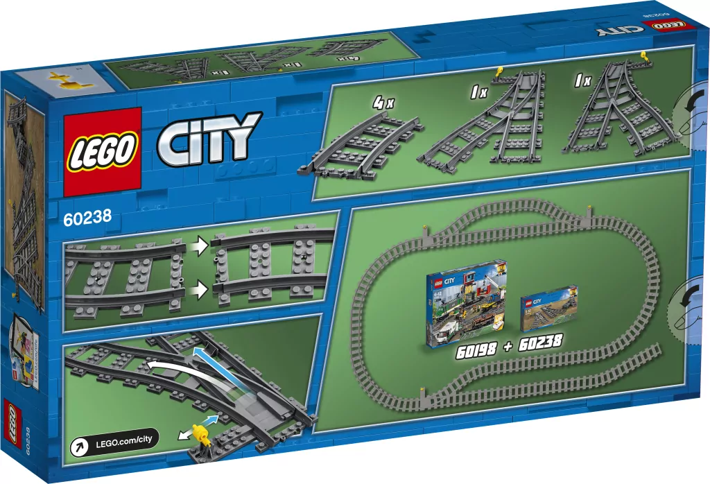 LEGO® City Trains. Zwrotnice. 60238 - tantis.pl