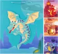Torebka prezentowa M Smok mix - tantis.pl