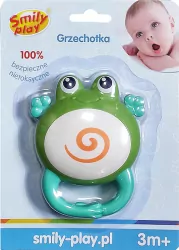 Grzechotka żaba. Zabawka. Smily Play