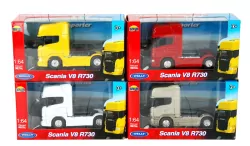 Ciężarówka Scania V8 1:64. Mix 1 szt
