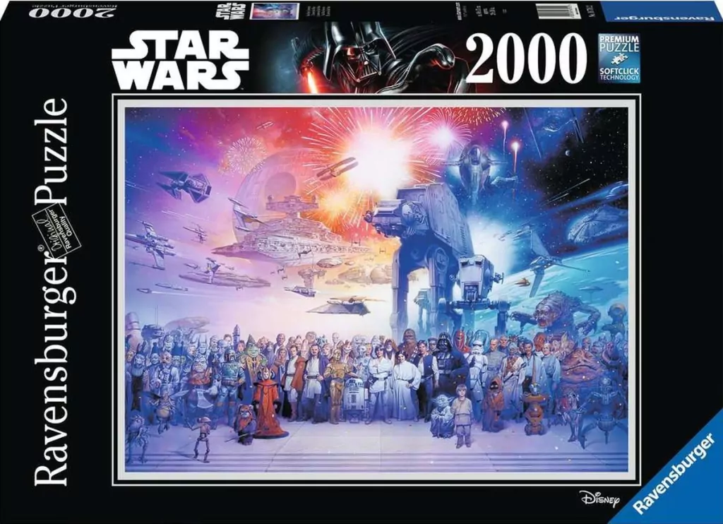 Puzzle 2000 elementów Star Wars Wszechświat - tantis.pl