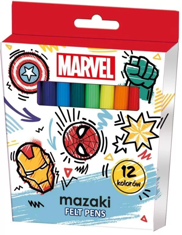 Mazaki Avengers 12 kolorów - tantis.pl