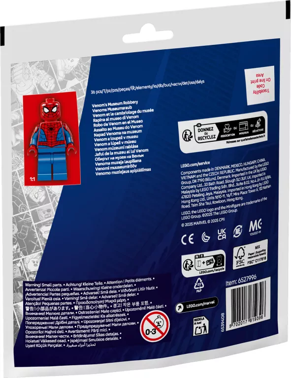 LEGO® Marvel. Napad Venoma na muzeum 30707 - tantis.pl