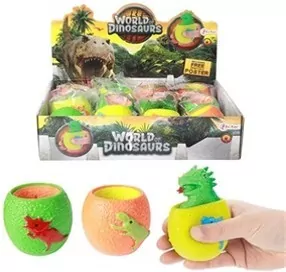 Zabawka Wyciskana: Dinozaur 7cm, Mix - tantis.pl