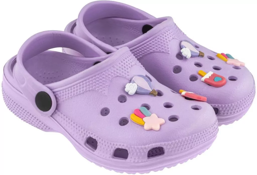 Clogi dziecięce liliowe rozm. 26 - tantis.pl