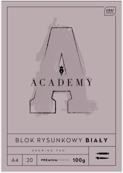 Blok rysunkowy A4/20K Academy (10szt) - tantis.pl