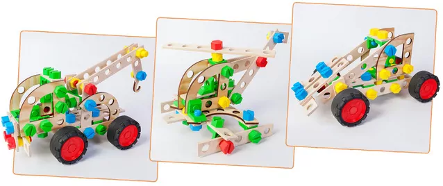 Pull Truck 3w1. Mały Konstruktor Junior - tantis.pl