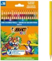 Kredki drewniane Kids Smooth ECO 36szt BIC - tantis.pl