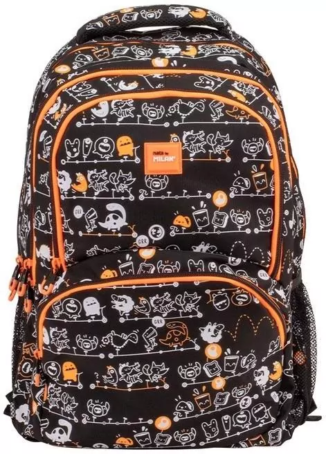 Plecak duży Tandem czarny MILAN - tantis.pl