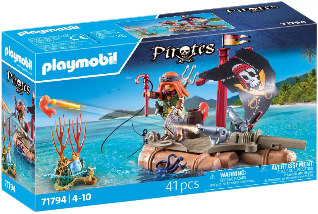 Playmobil Piracka tratwa ze skarbem 71794 - tantis.pl