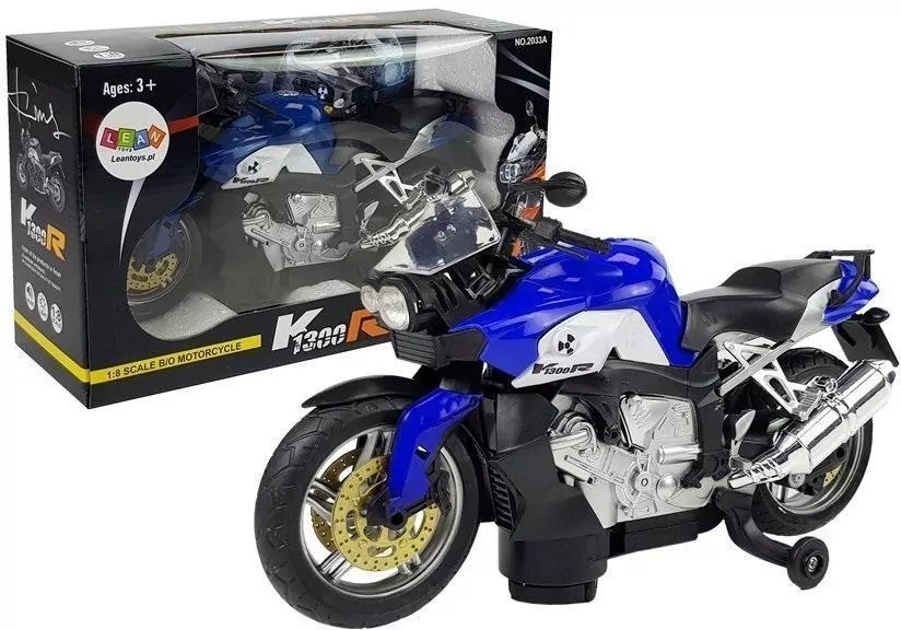 Motocykl na baterie. Niebieski - tantis.pl