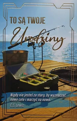 Karnet urodziny z wymiennymi cyframi JCX-242