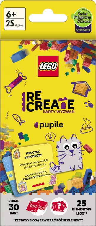 Lego Recreate. Karty wyzwań. Pupile - tantis.pl