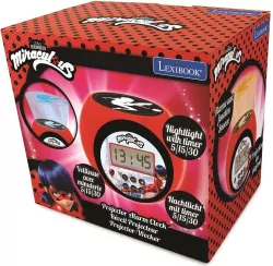 Budzik cyfrowy z projektorem i timerem. Miraculous