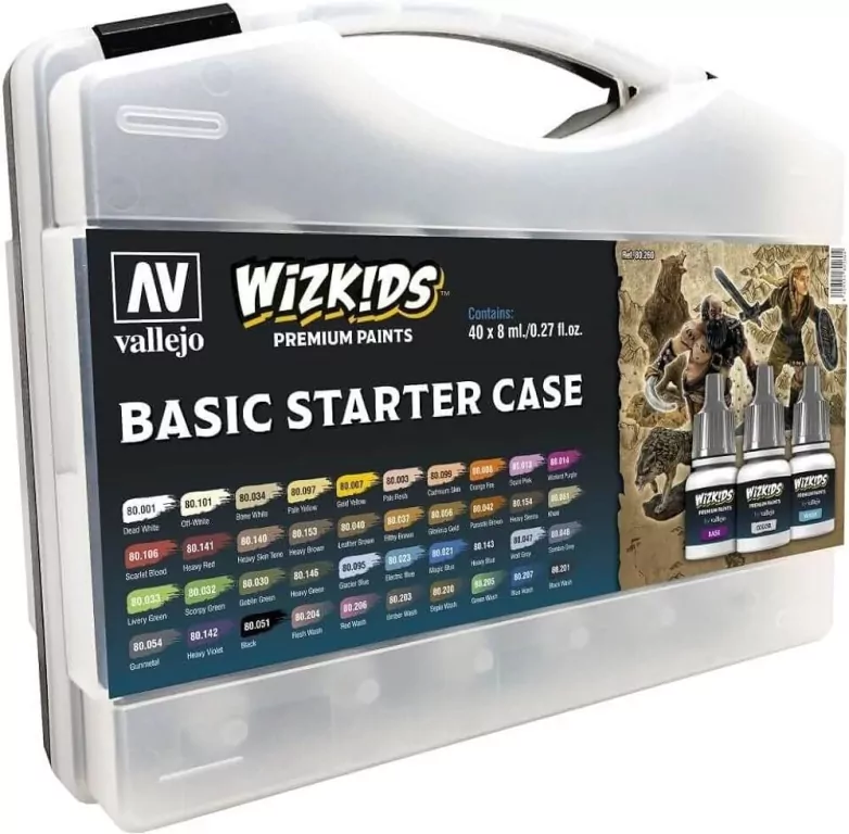 Vallejo: 80.261 - Wizkids - Intermediate Case (40x8 ml) - tantis.pl